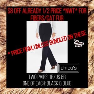 Chico’s So Slimming Trouser Pants 1R / US 8